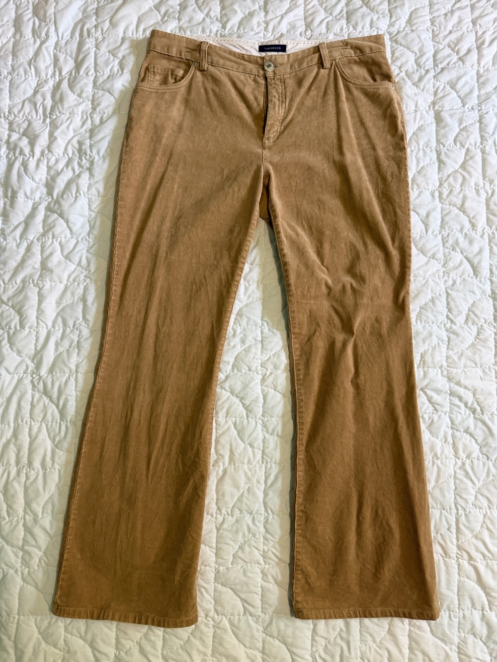 Lands' End Women’s Brown Corduroy Pants